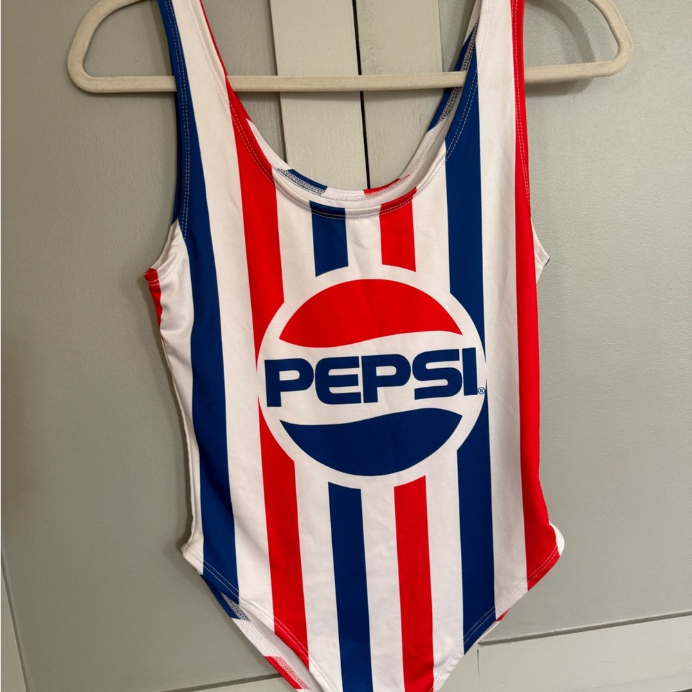 Pepsi Striped Swimsuit